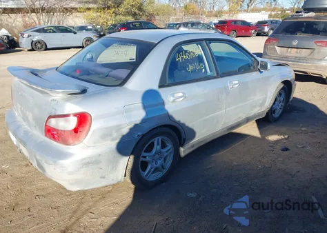 2003 Subaru Impreza Wrx z USA, uszkodzony, nr VIN JF1GD29663G503748